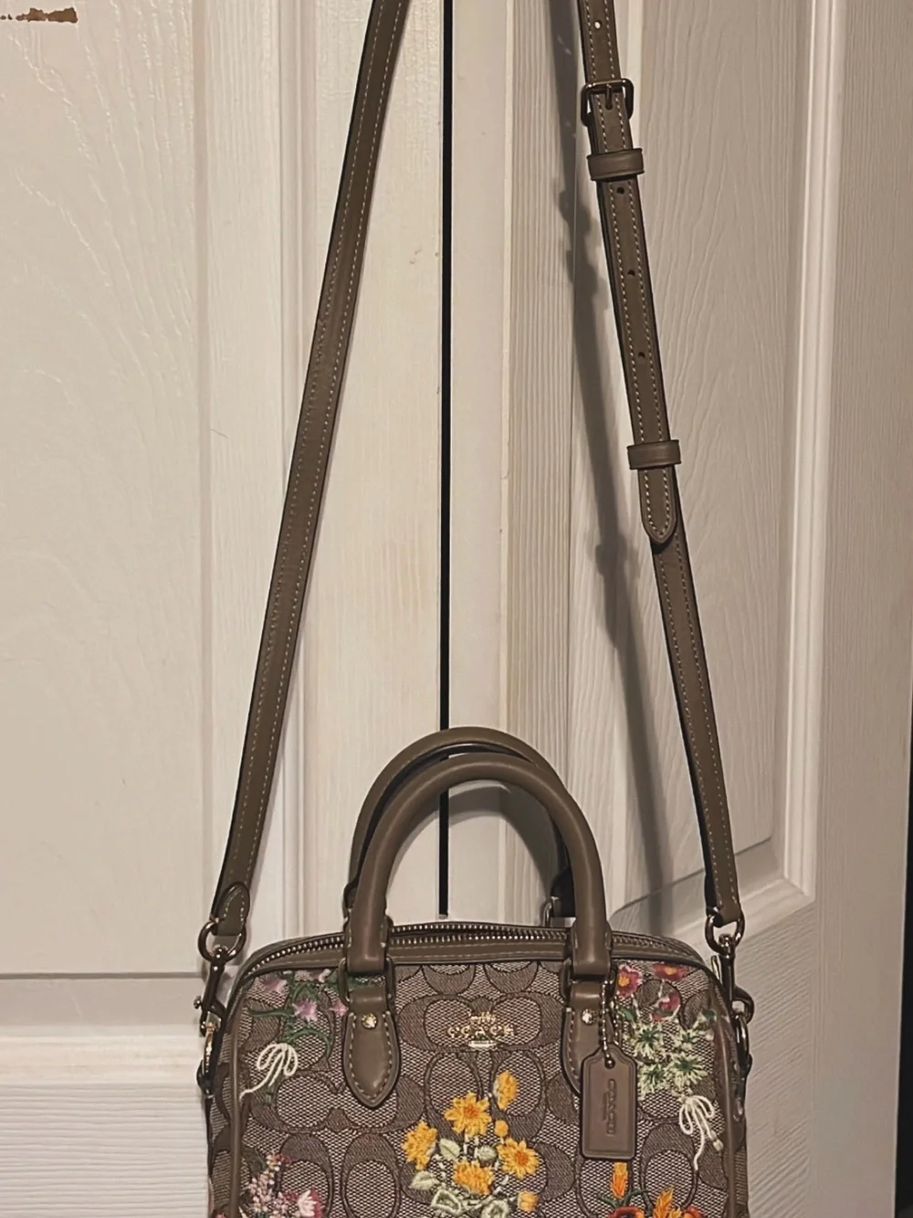 Mini Rowan in Oak Multi with Floral Print 🤎🌼